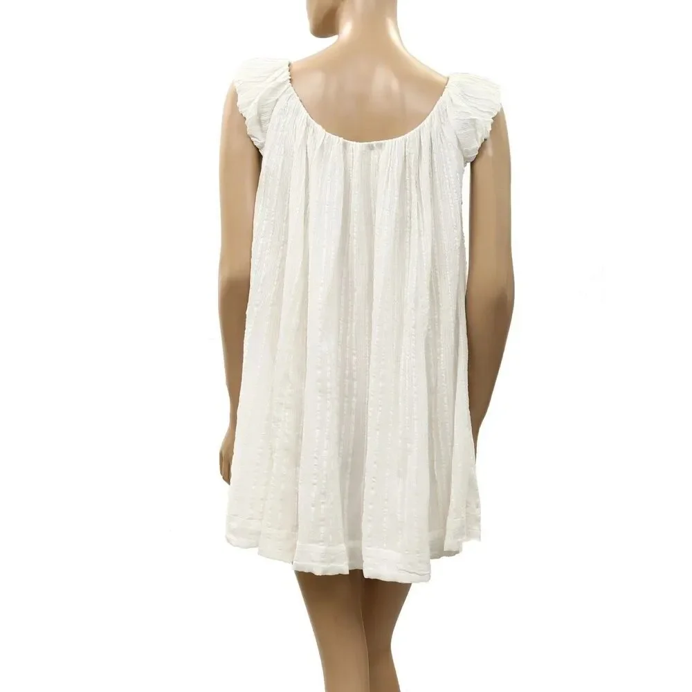 Free People Free-Est Jane Babydoll Women's Mini Dress Boat Neck Swing M 288547